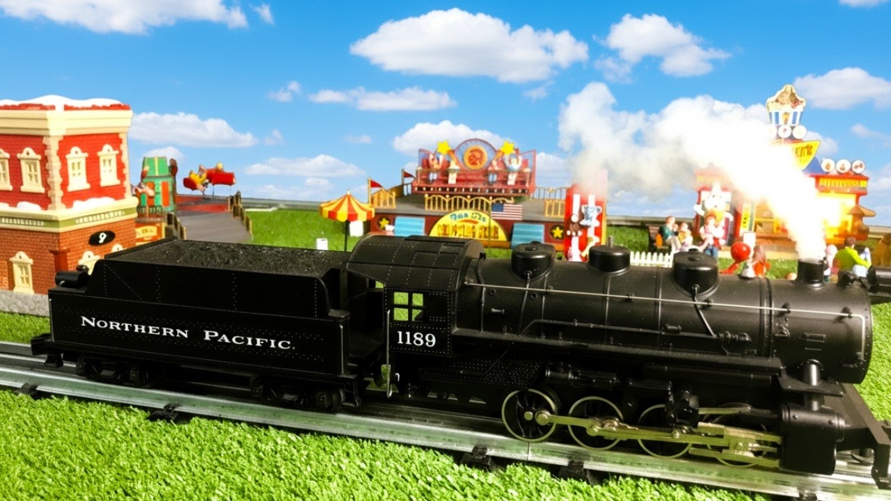 Northern Pacific Steam Locomotive 0-8-0 with Sound