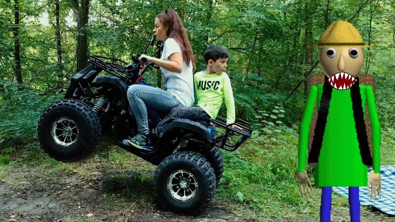 Денис Мама и Балди в лесу в реальной жизни