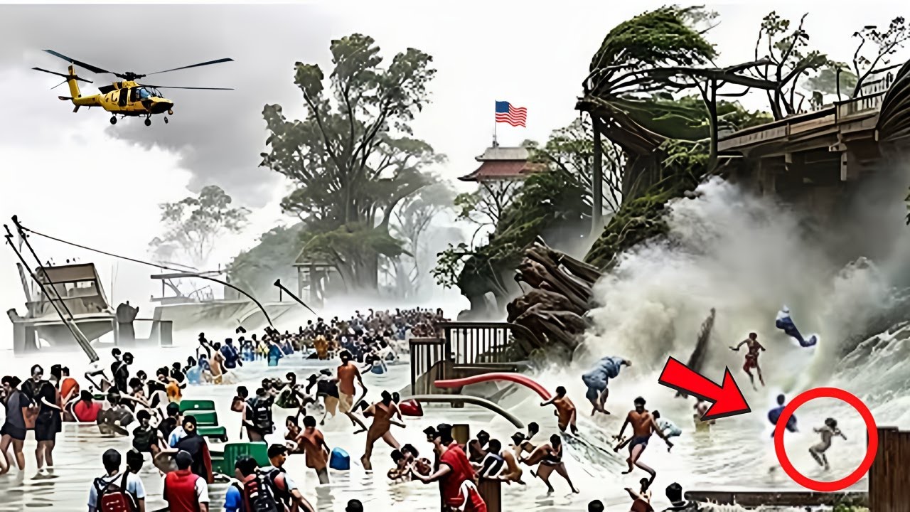 Tsunami 2025 &ndash; Mega Waves Engulf America: Skyscrapers Collapse, Chaos Unfolds | Short Film