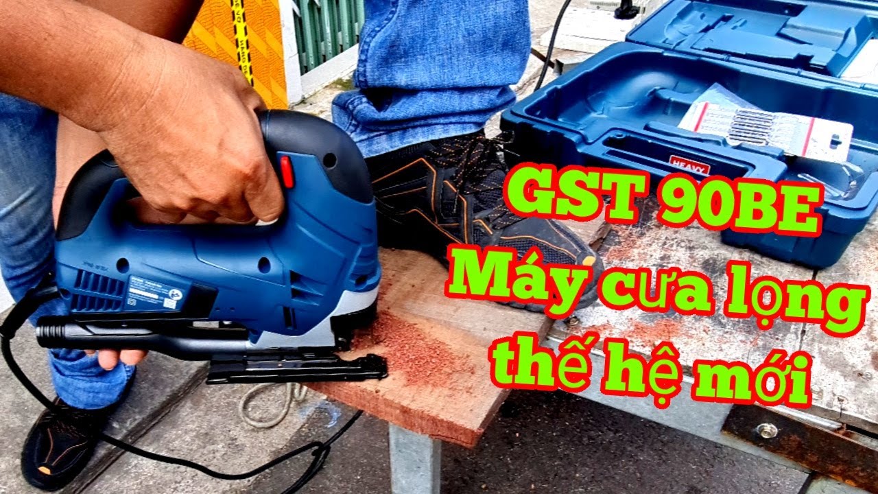 🔴 BOSCH GST 90BE Máy cưa lộng chuyên nghiệp quà tặng giới thiệu |Máy Xây Dựng Hồng Nhiên