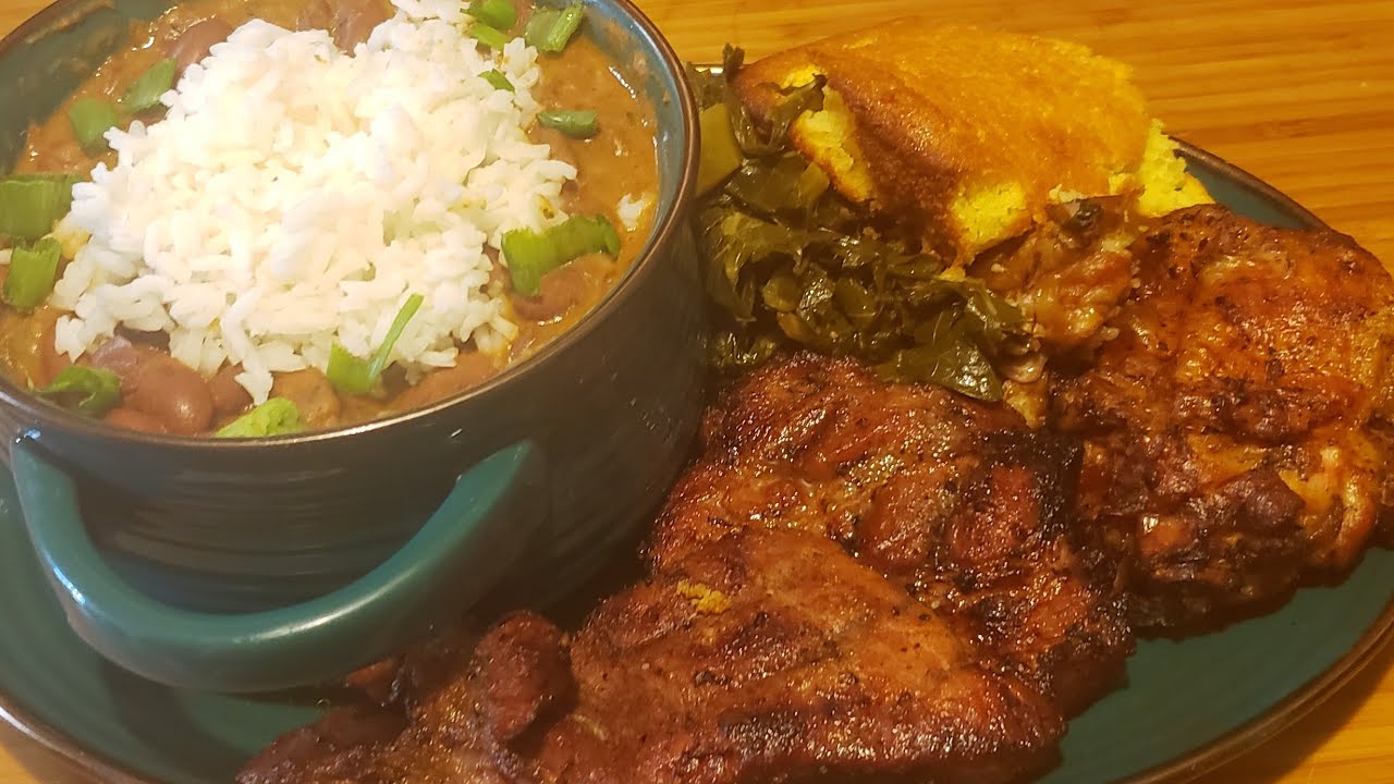 LOUISIANA STYLE RED BEANS & RICE ( PINEAPPLE HABENIRO RIBS) (Birthday Dinner for ASHLEY)