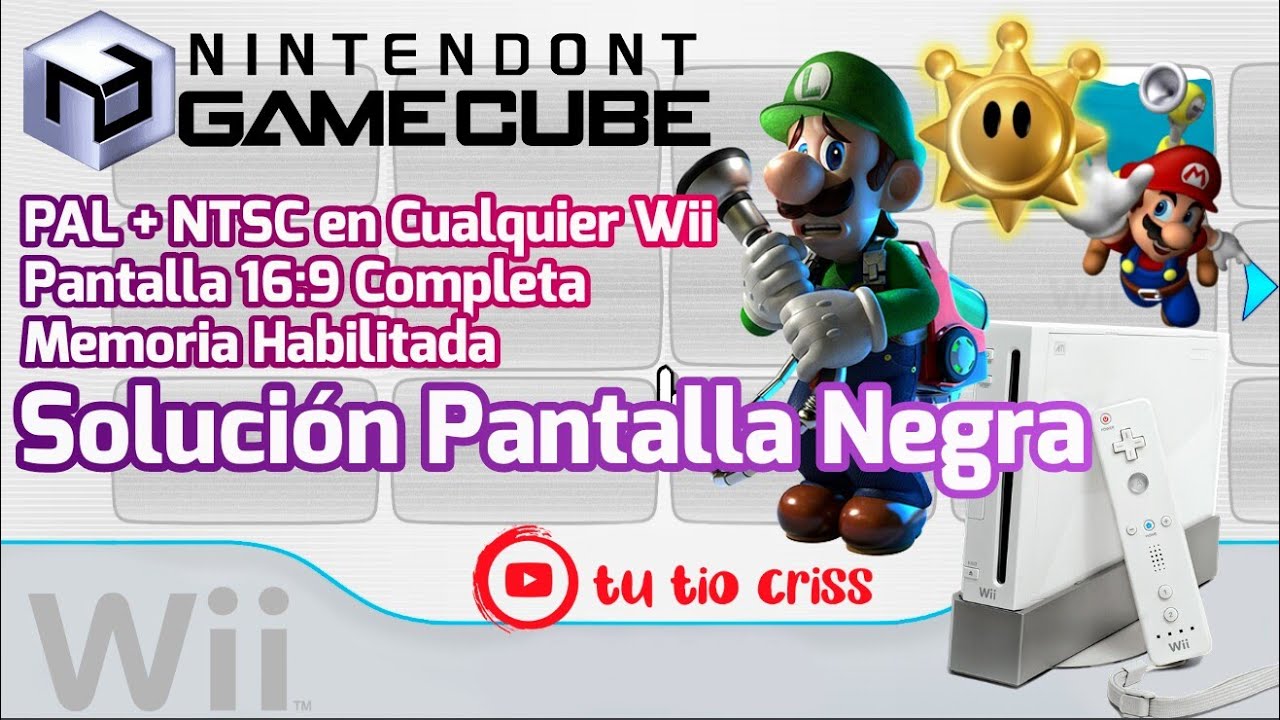 Solucion Pantalla Negra en NintendoNT - PAL + NTSC en Cualquier Wii