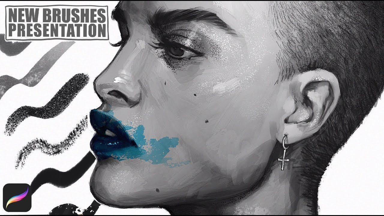 New Brushes Presentation. Bluesssatan. IPAD PRO+Apple Pencil+Procreate.