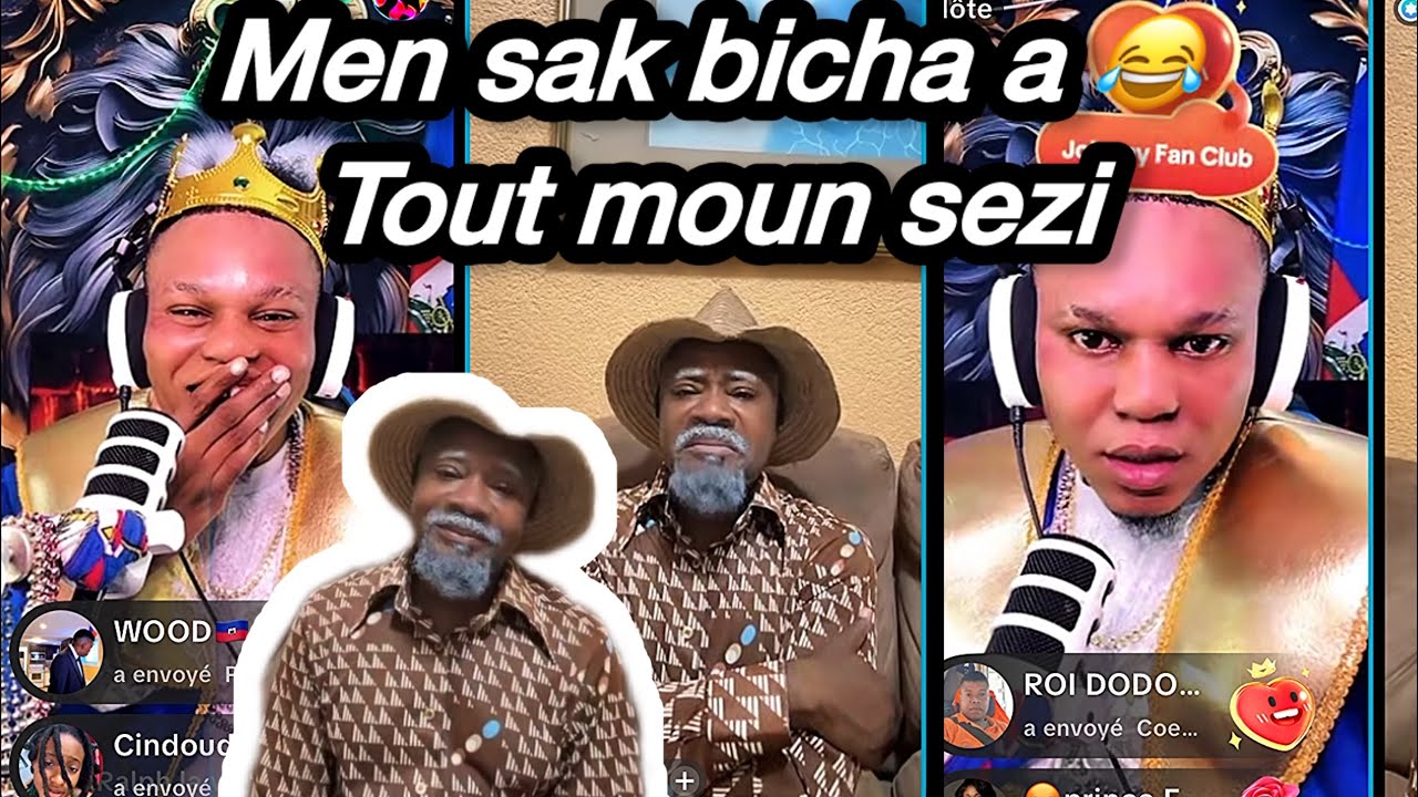 😂 Ralph tap poze tonton Bicha  kesyon  - vinn tande  😂- tonton bicha funny anpil wi 