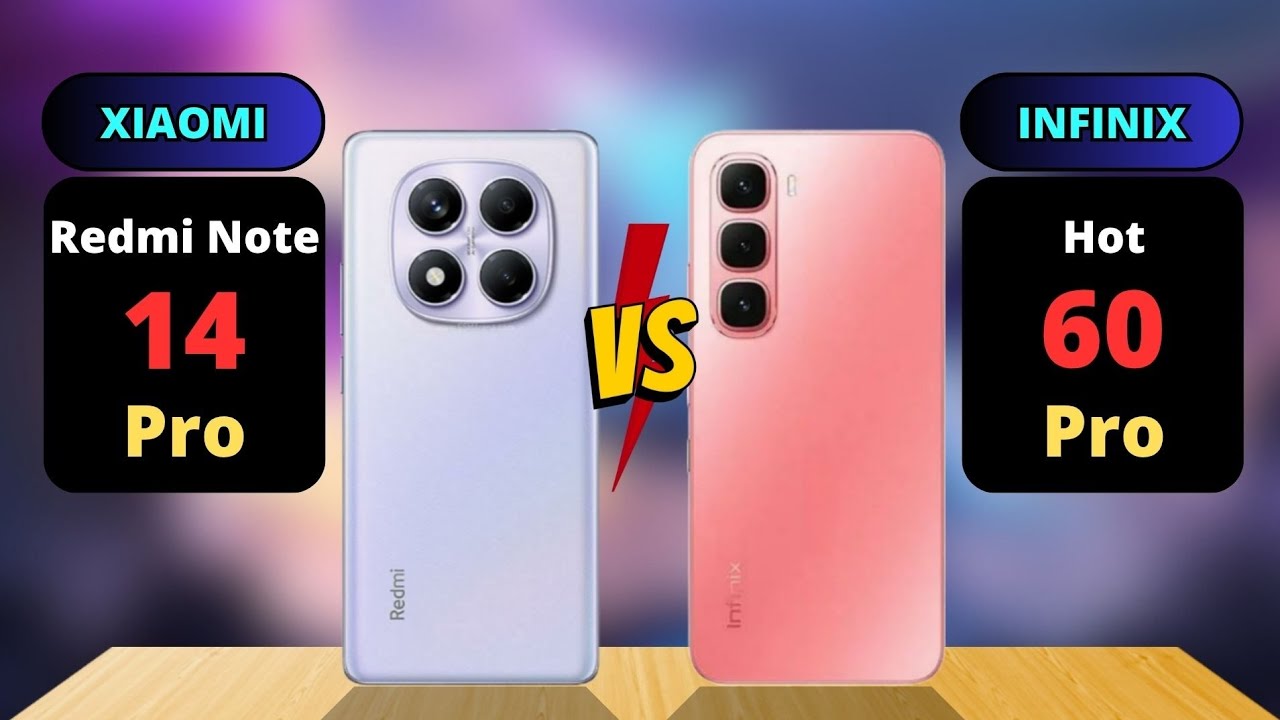Redmi Note 14 Pro vs Infinix Hot 60 Pro Comparison