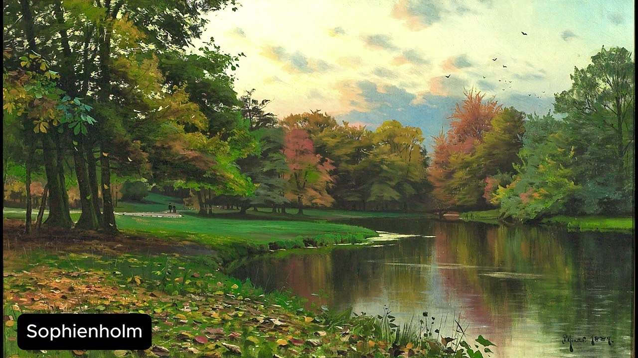 PEDER MONSTED, UN PAISAJISTA DANÉS PINTA INCANSABLEMENTE BOSQUE TRAS BOSQUE.
