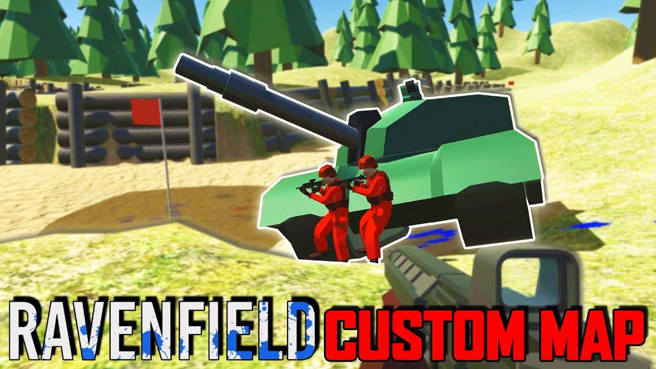 Ravenfield's NEW TRENCH MAP!  (Ravenfield Early Access New Custom Map Update)