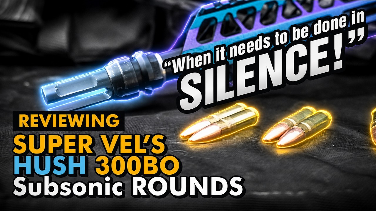 Обзор патрона SUPERVEL 300 BO 200 GRAIN FMJ SUBSONIC - Когда нужно действовать бесшумно!