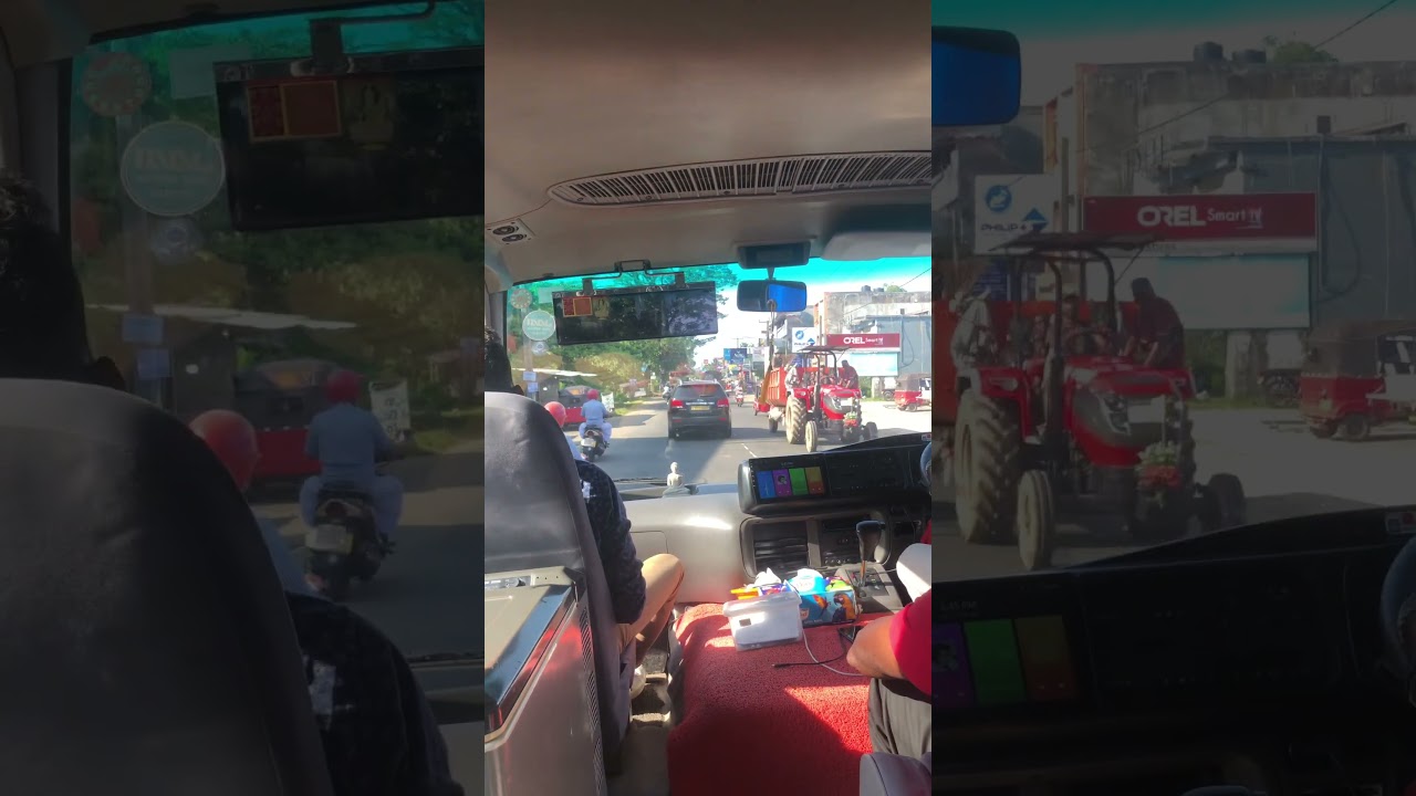 Ulice Sri Lanki z tylnego siedzenia 🚗🇱🇰