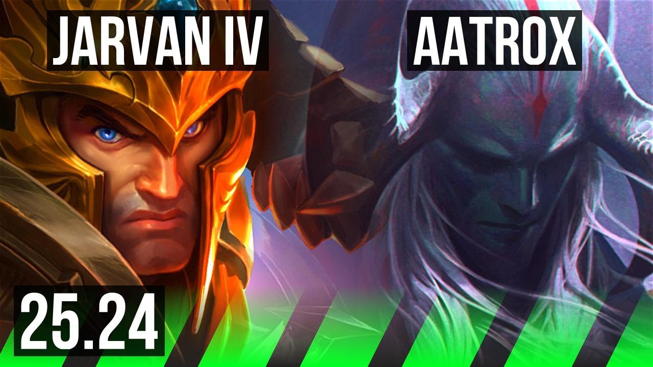 JARVAN IV vs AATROX (JGL) | Press The Attack, 36K damage | KR Master | 25.24