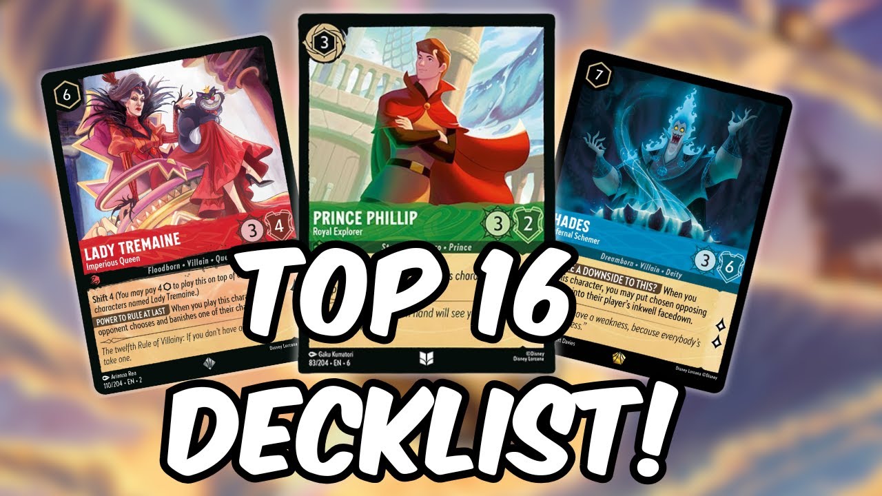 Top 16 Decklists from the NA Lorcana Continental Championship