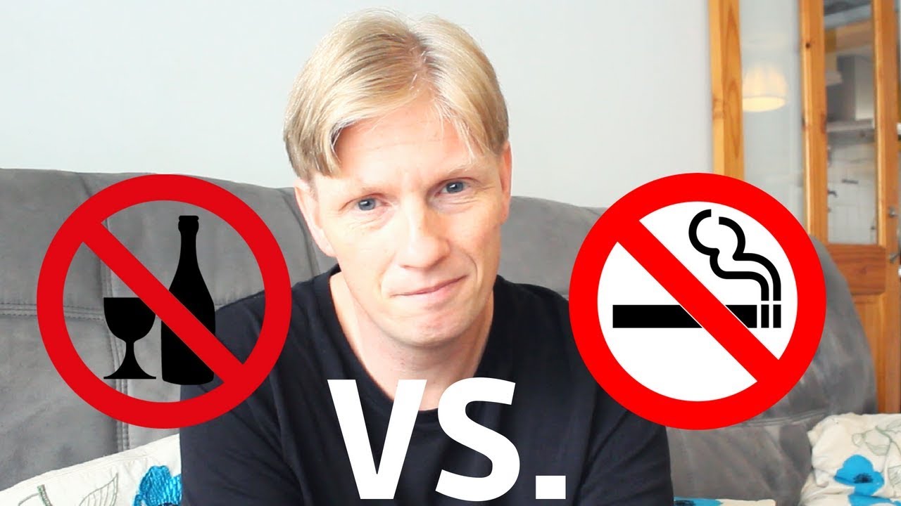 Quitting Smoking vs  Quitting Alcohol - Which is Harder?