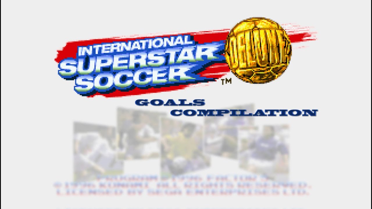 ISS DELUXE (Sega Mega Drive/Genesis) - [Goals Compilation] - HD Graphics & Stereo Sound