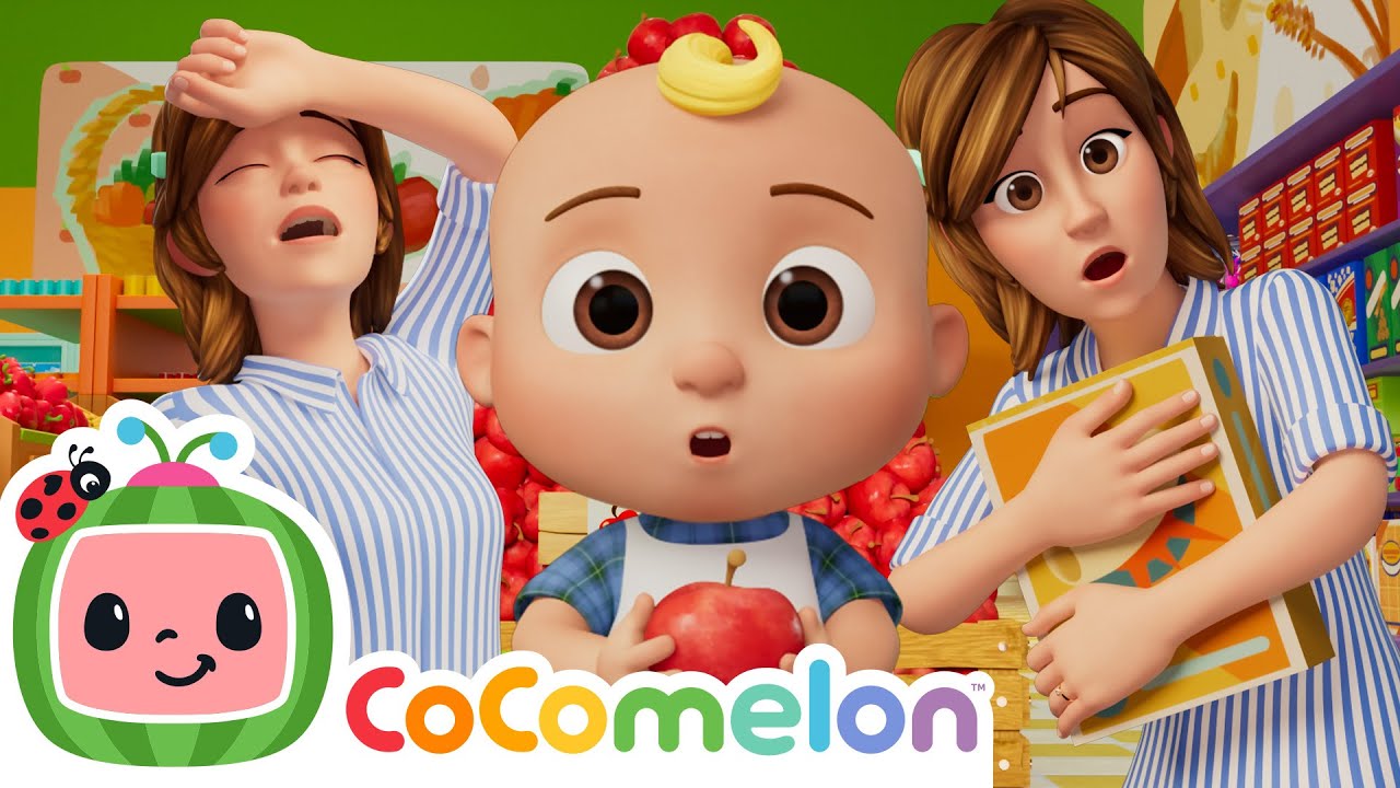 Apples & Bananas (Grocery Store) | Healthy Routines For Kids | CoComelon Nursery Rhymes 🍉