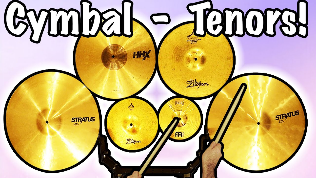 I made a set of TENOR DRUMS out of CYMBALS!