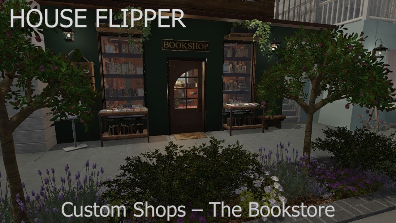 House Flipper - Custom Shops - Bookstore (Speed Build)