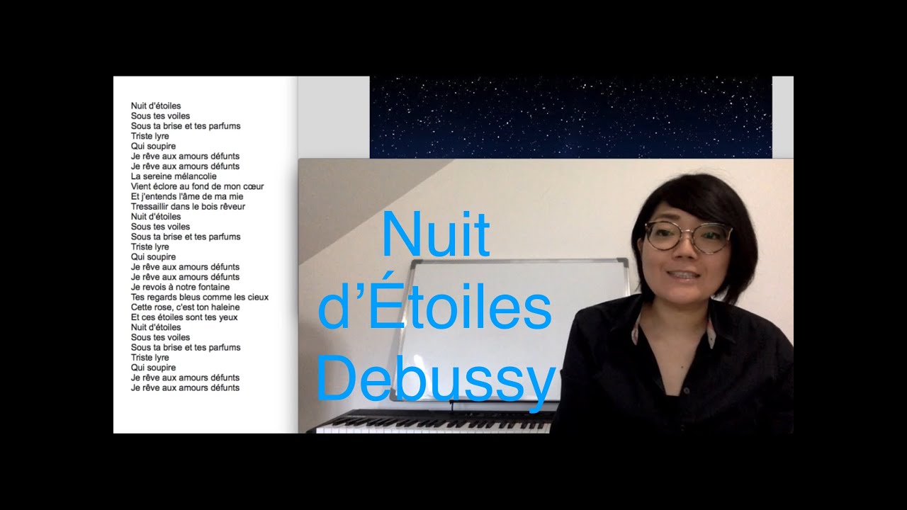 【朗読】Nuit d'Etoiles ; Debussy ①