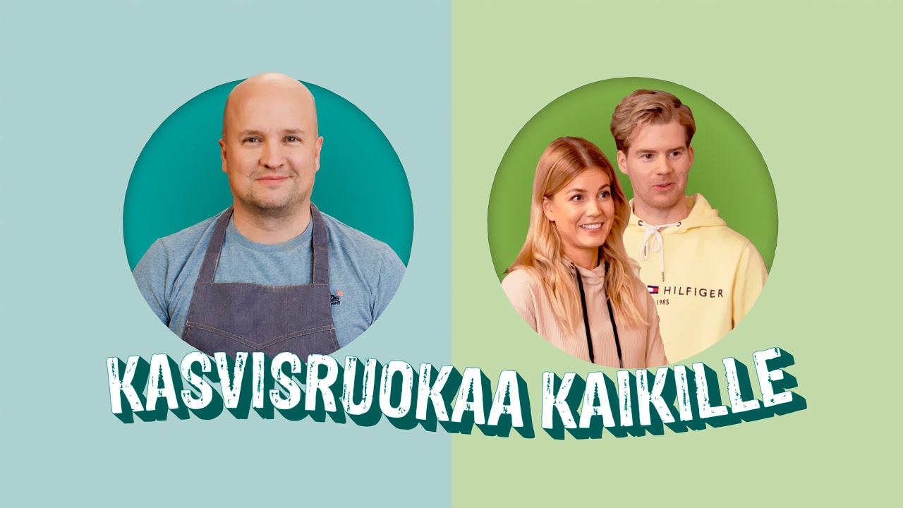 Janni Hussi ja Tuukka Ritokoski kokeilevat VEGAANISTA HAMPURILAISTA! | Kasvisruokaa Kaikille