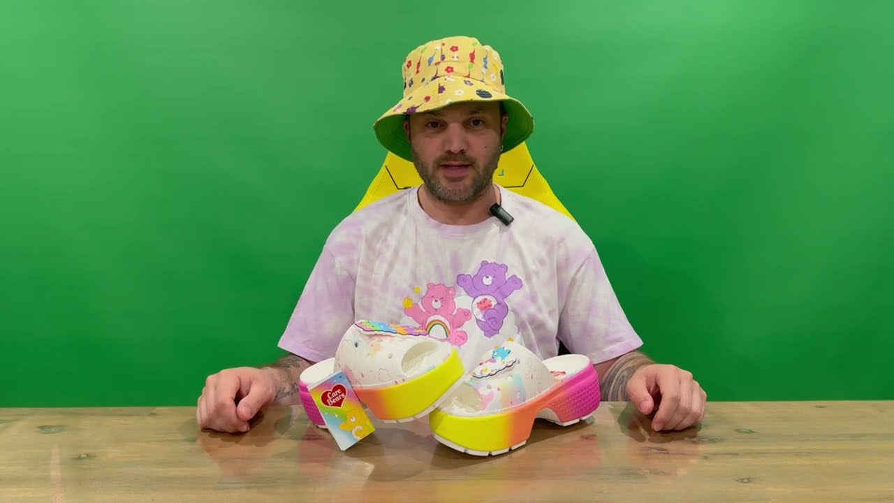 Ep 2498 - Limited Edition Care Bears Stomp Slide Crocs Unboxing