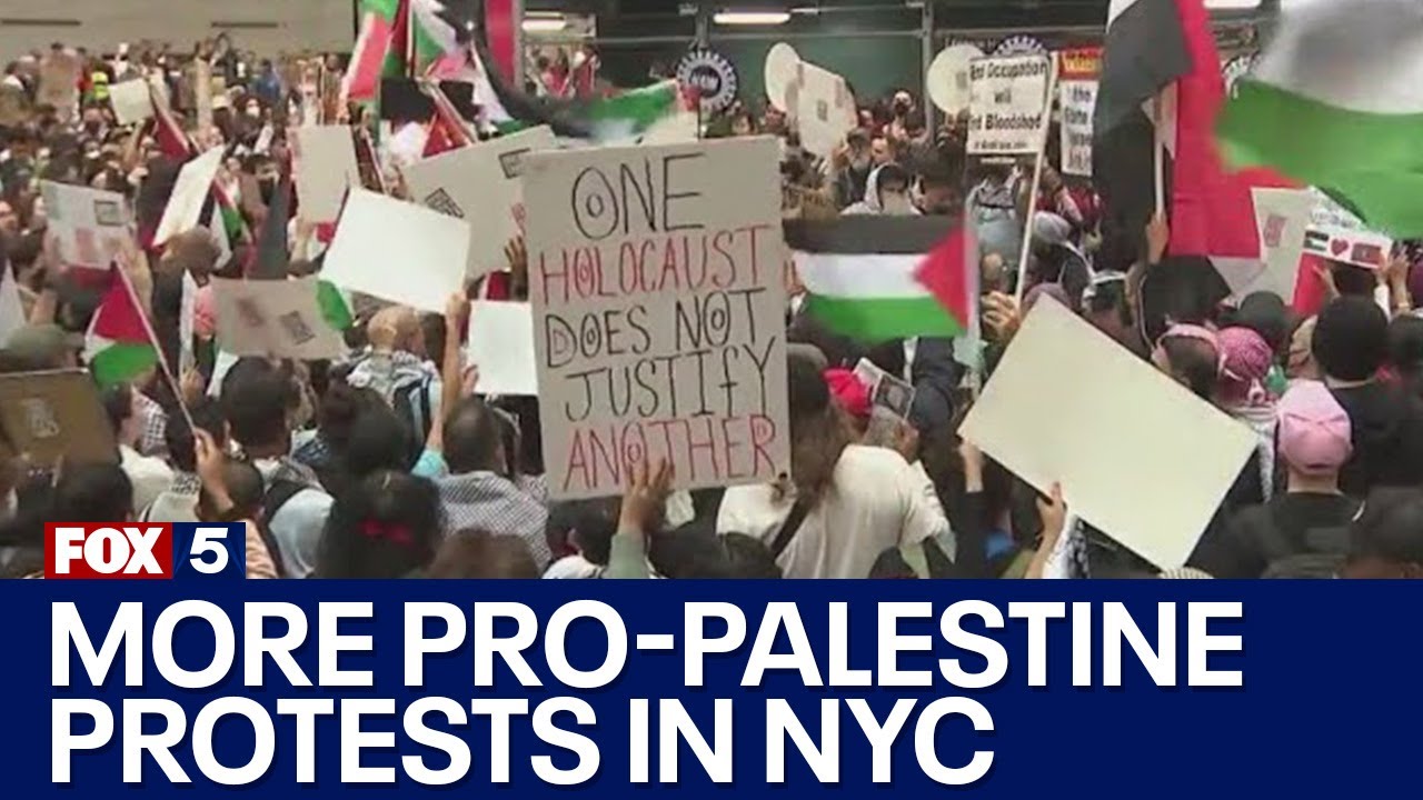 More pro-Palestine protests in Manhattan