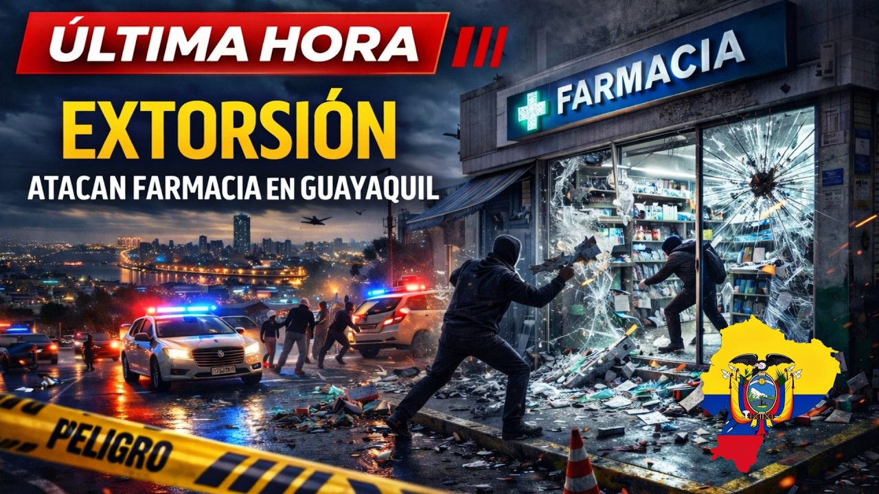 🚨 ÚLTIMA HORA: ATACAN FARMACIA EN GUAYAQUIL TRAS NEGARSE A PAGAR $5000 DOLARES