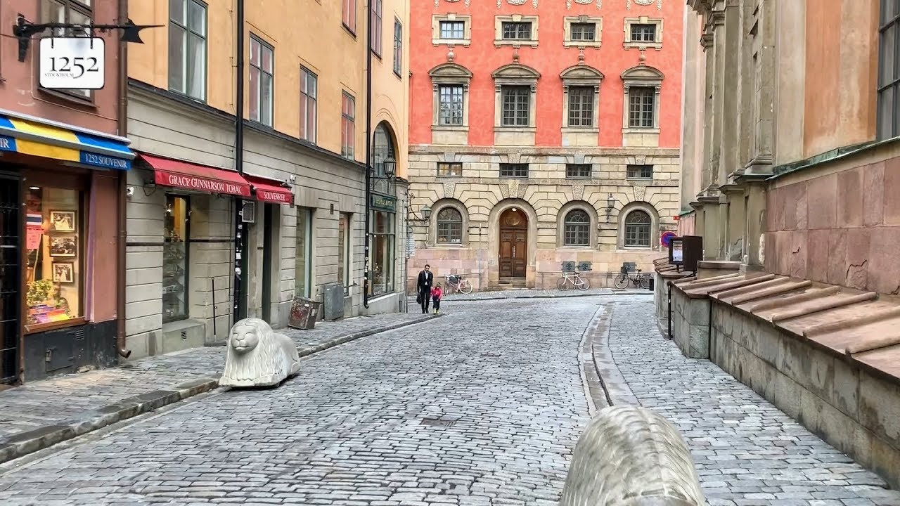 Stockholm Walks: Old Town to Sergels Torg (Natural Sound. For treadmill, exploring, relaxing)