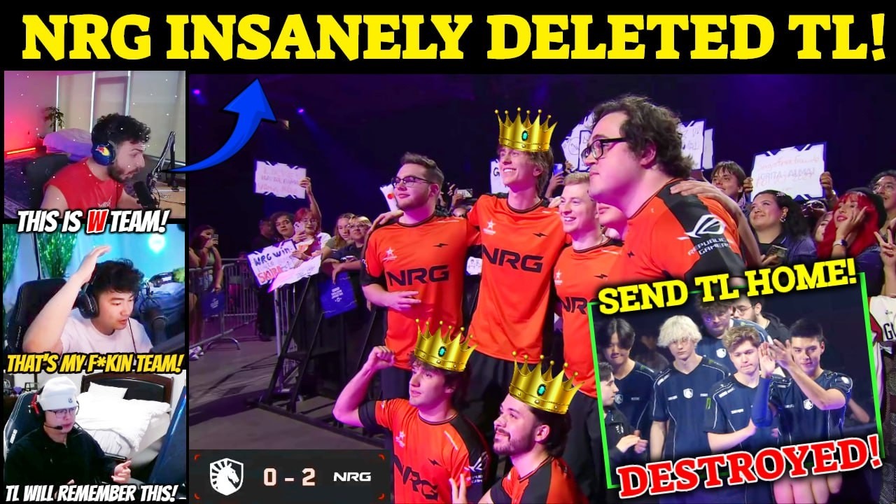 Valorant Streamers Reacts to NRG Shows Unbelievable Performance & Send TL Home in VCT Santiago