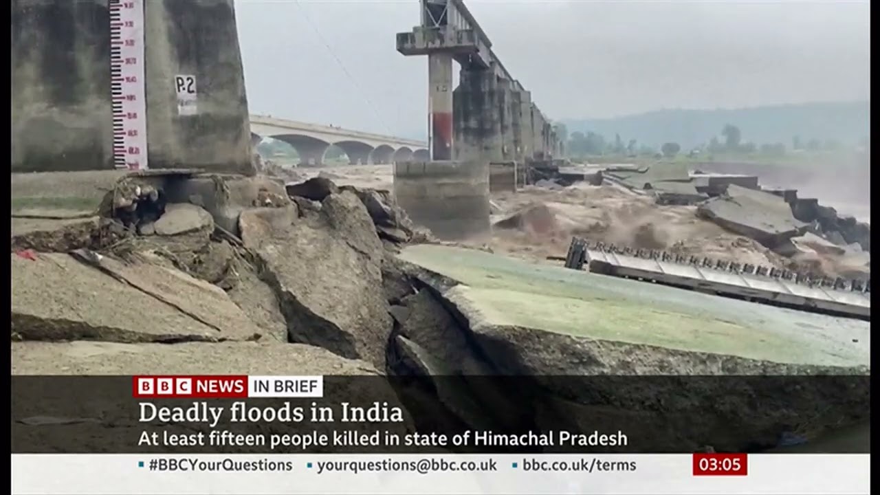 Weather Events - Deadly floods (India) - BBC - 21st August 2022