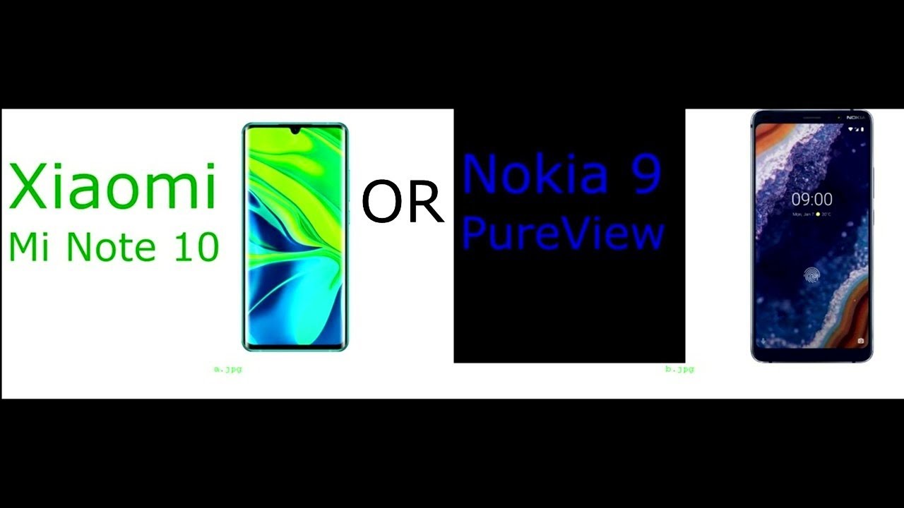Nokia 9 PureView and Xiaomi Mi Note 10 || Brief Compare