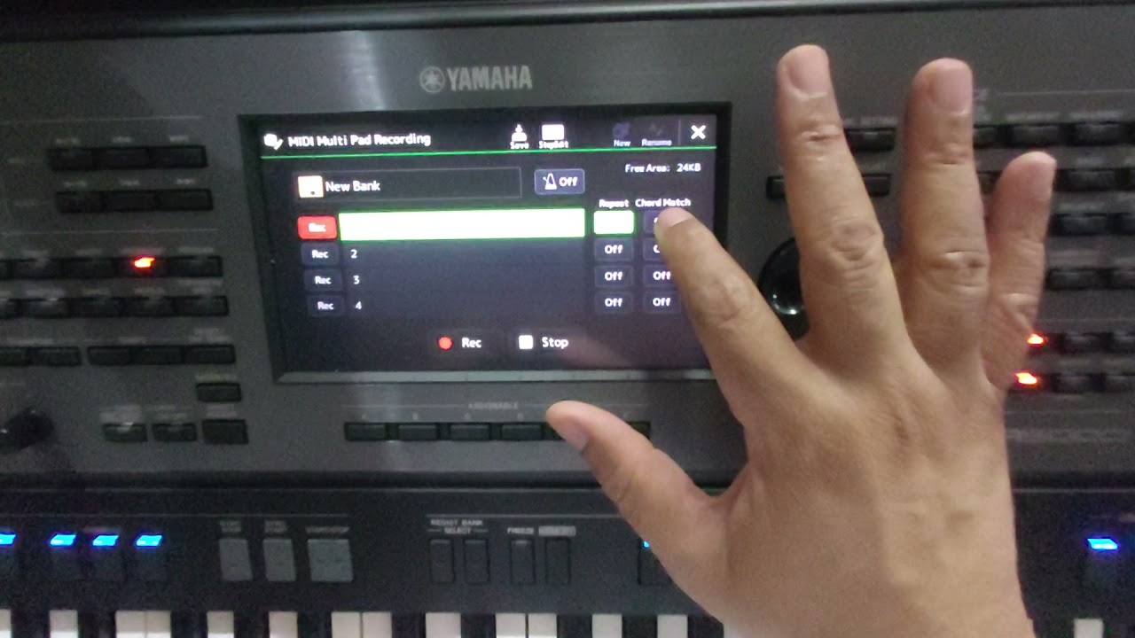 PSR A 5000 MULTI PAD CONTROL