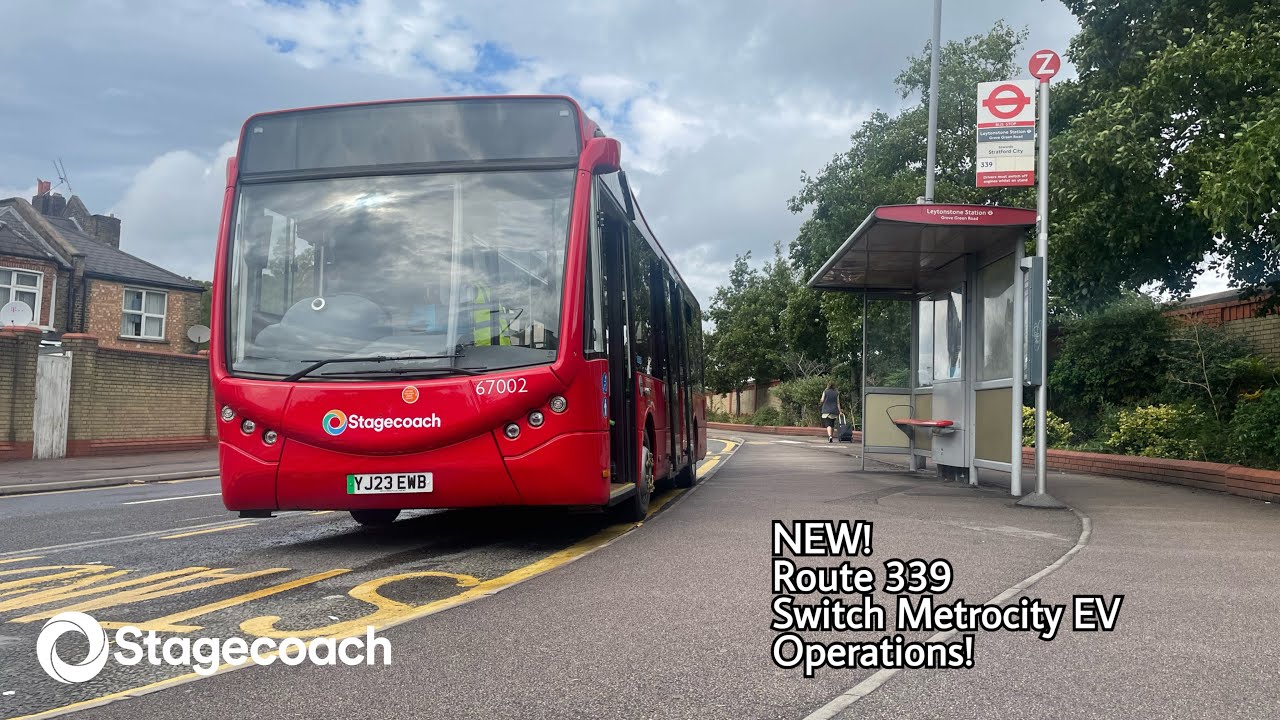 [1ST DAY] Exploring the new Switch Optare Metrocity EV on Route 339!