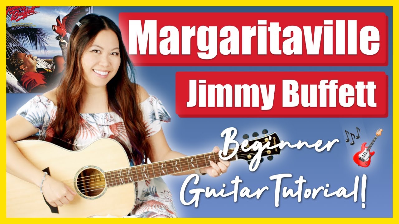 Margaritaville 🍹 Jimmy Buffett EASY Guitar Lesson 🎸 Beginner Tutorial | Chords & Strumming + Guide!