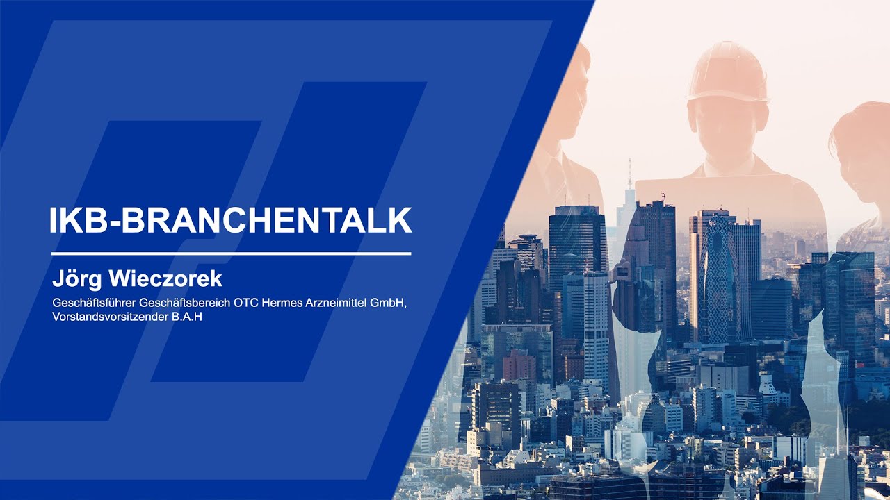 IKB-Branchentalk: J&ouml;rg Wieczorek, Gesch&auml;ftsf&uuml;hrer Gesch&auml;ftsbereich OTC Hermes Arzneimittel GmbH
