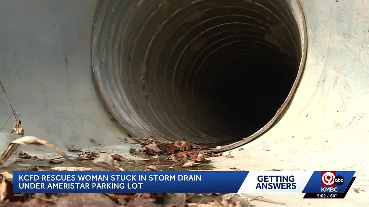 'One of the strangest': KCFD details storm drain rescue outside Kansas City casino