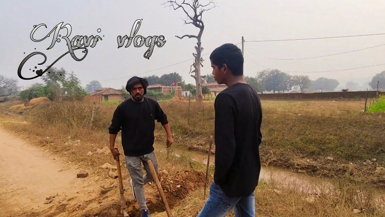 Gaon Ka Kaam: Chapa Mein Pani Jaane Ka Rasta Banaya 💦 || Ravi Vlogs