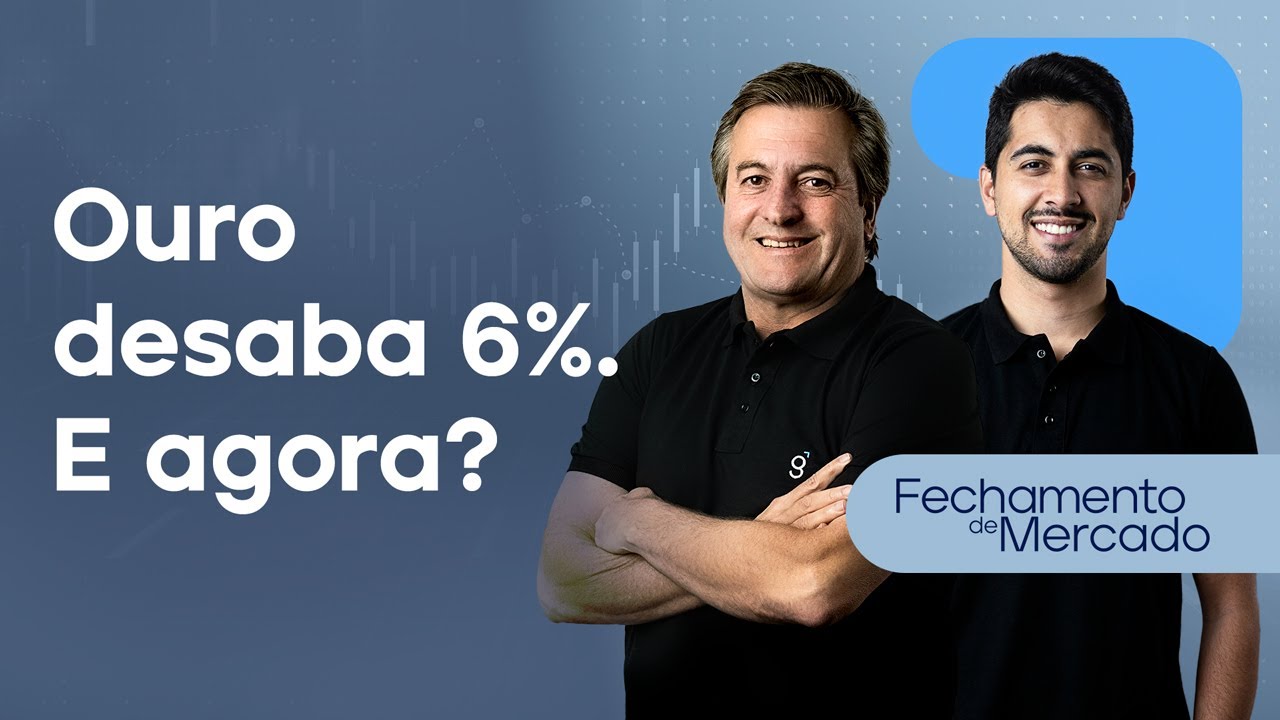 🔴 21/10/25 Ouro desaba 6%. E agora? | Fechamento de Mercado