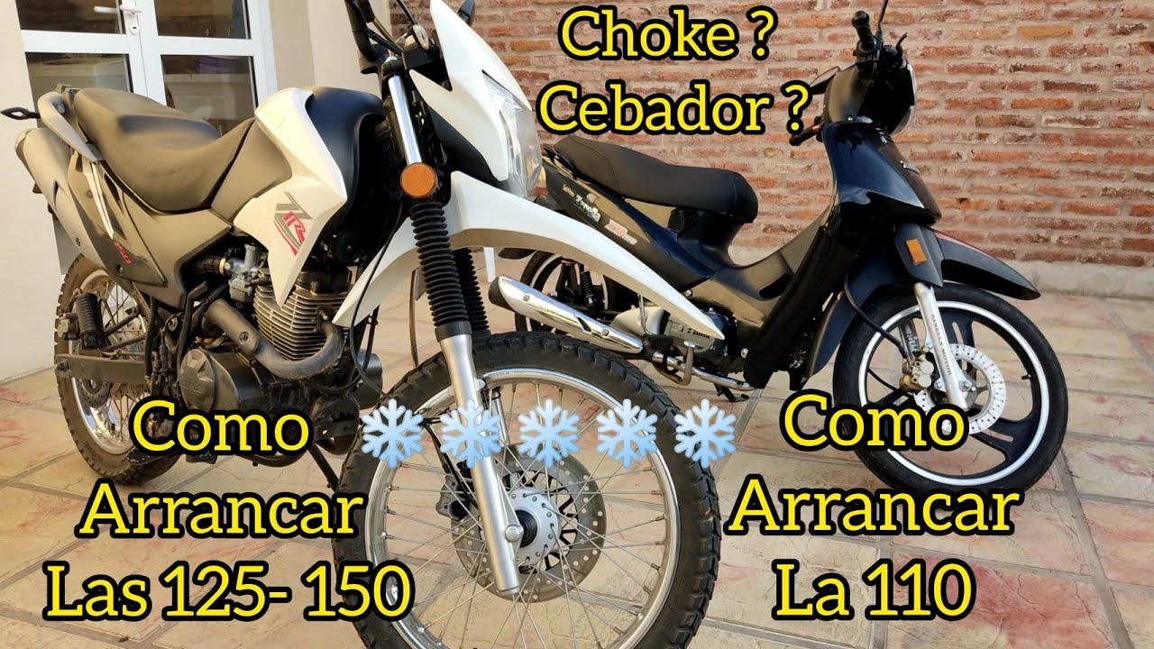 Mi moto se ahoga - Cómo encender mí moto en frío - Moto 110 - XR - Zanella - Motomel - Corven - Etc