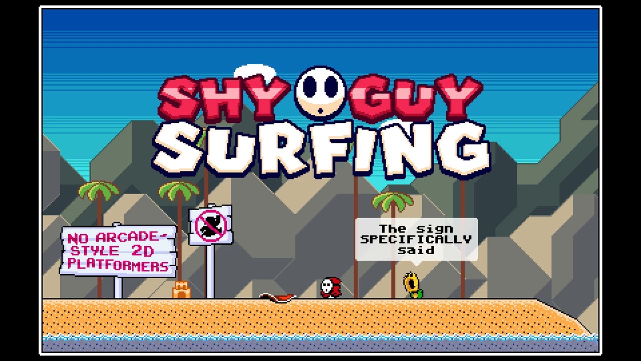 Shy Guy Surfing Gameplay
