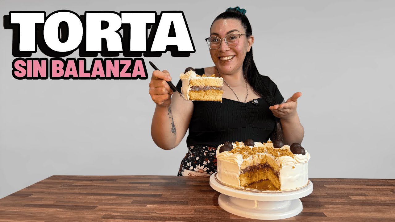 CÓMO HACER UNA TORTA DE CUMPLEAÑOS SIN BALANZA Y CON POCOS INGREDIENTES #Torta #receta