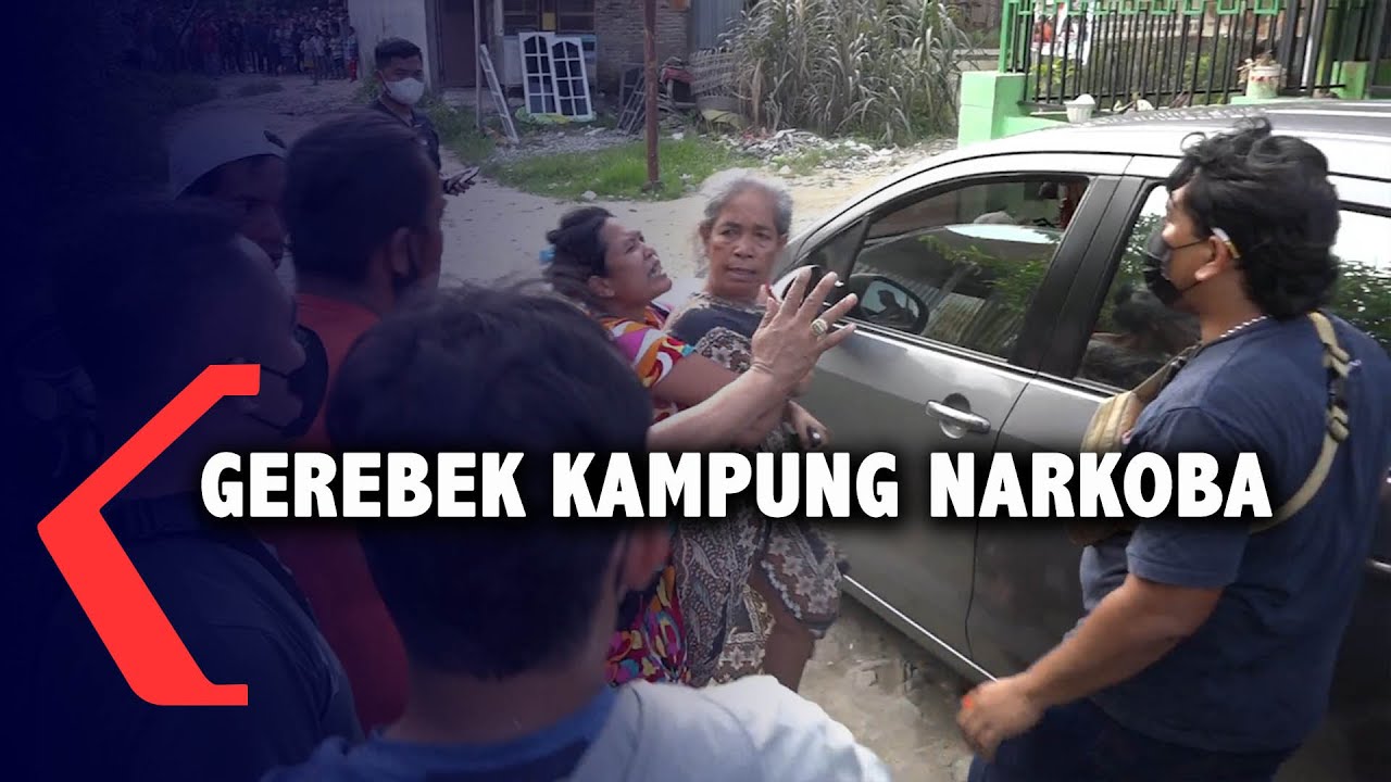 Polisi Gerebek Kampung Narkoba di Kawasan Jermal Medan