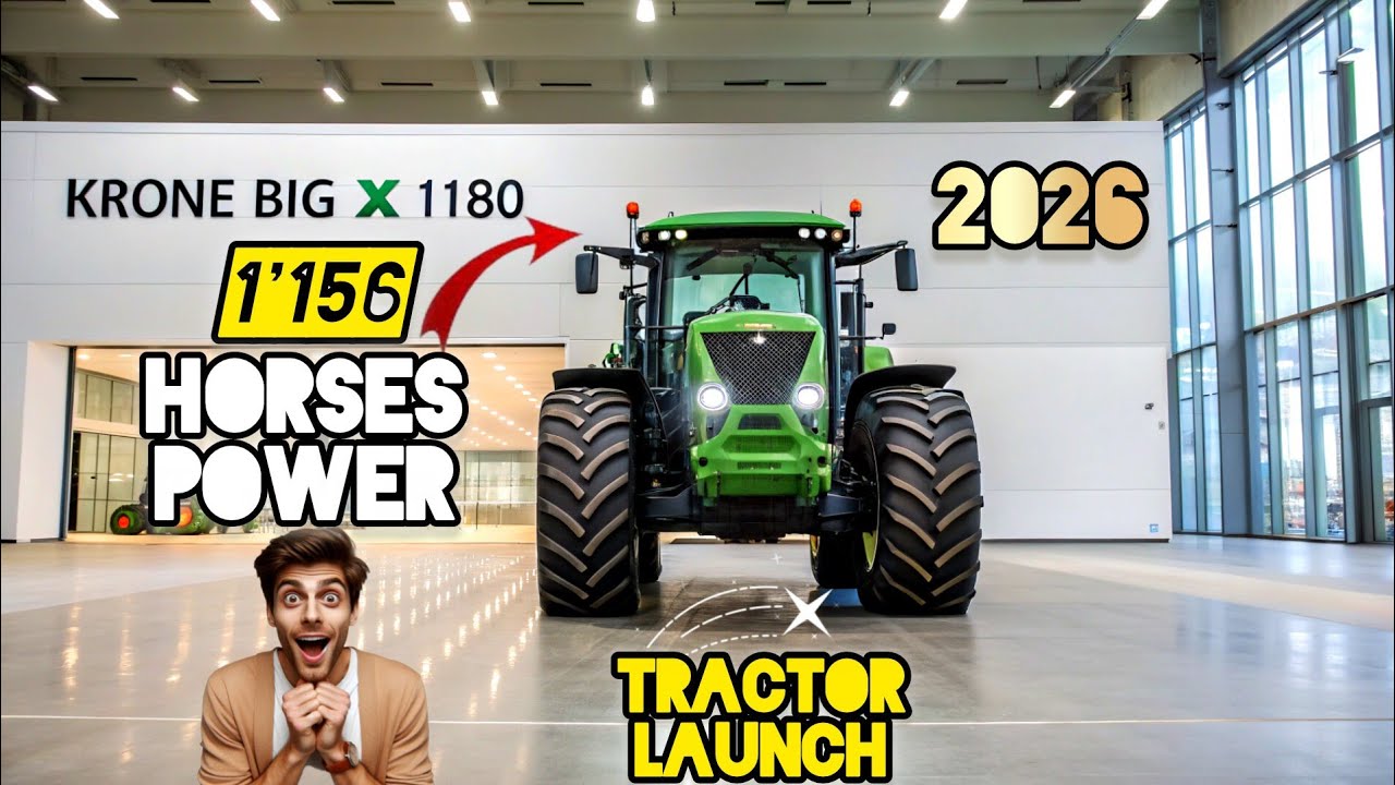 Krone BiG X 1180 2026 года | Лучший кормоуборочный комбайн, переосмысливающий понятия мощности и ...