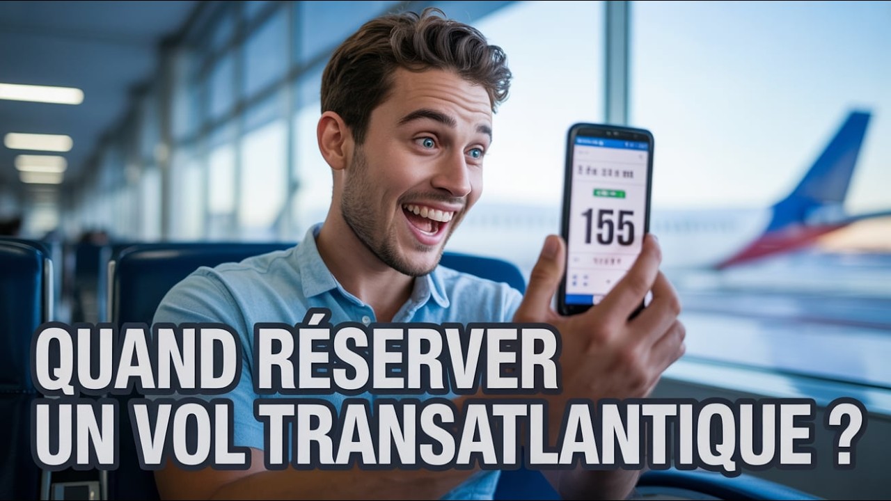 QUAND R&Eacute;SERVER UN VOL TRANSATLANTIQUE? ✈️ L'astuce pour payer moins cher!