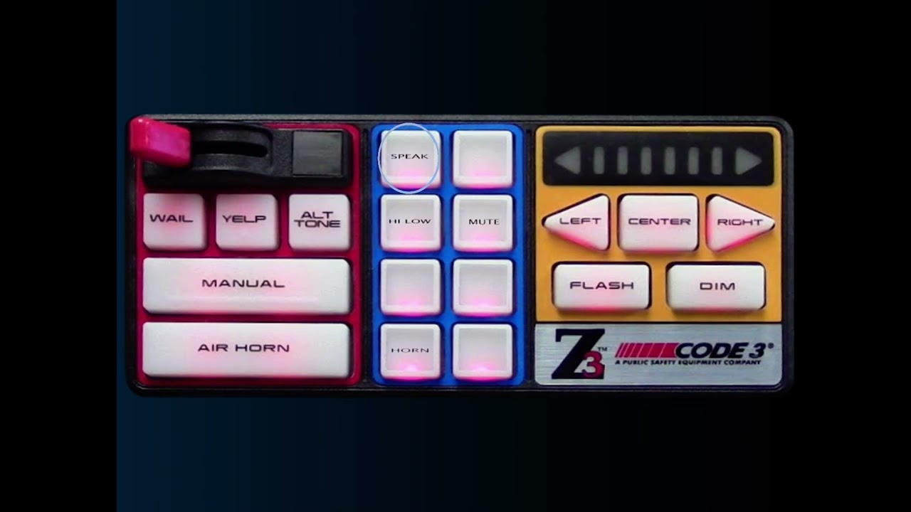 Code 3 z3 siren app demo