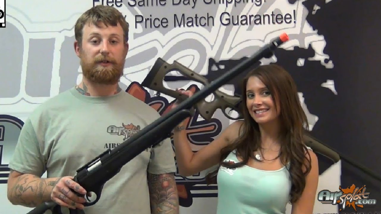 AirSplat OD -WELL MB10 Airsoft Spring Sniper Rifle Ep 93