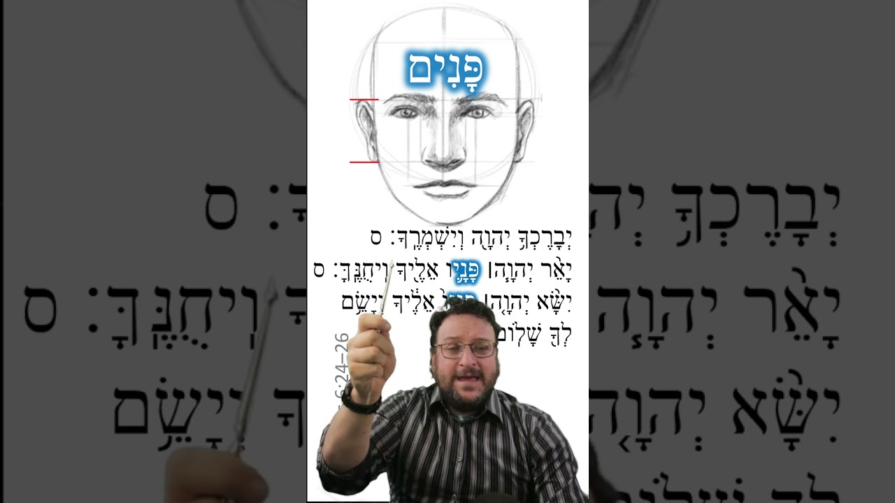 Face - פָּנִים Biblical Hebrew word of the day #Shorts