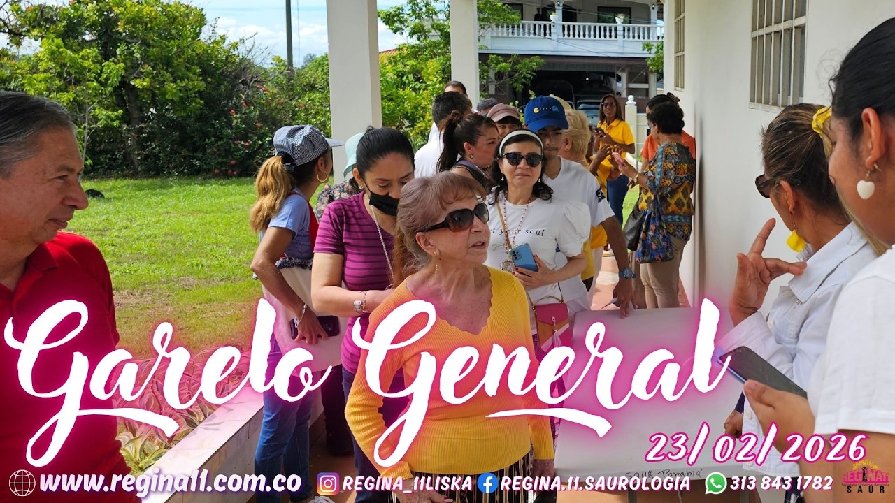 Garelo general con la Maestra Regina 