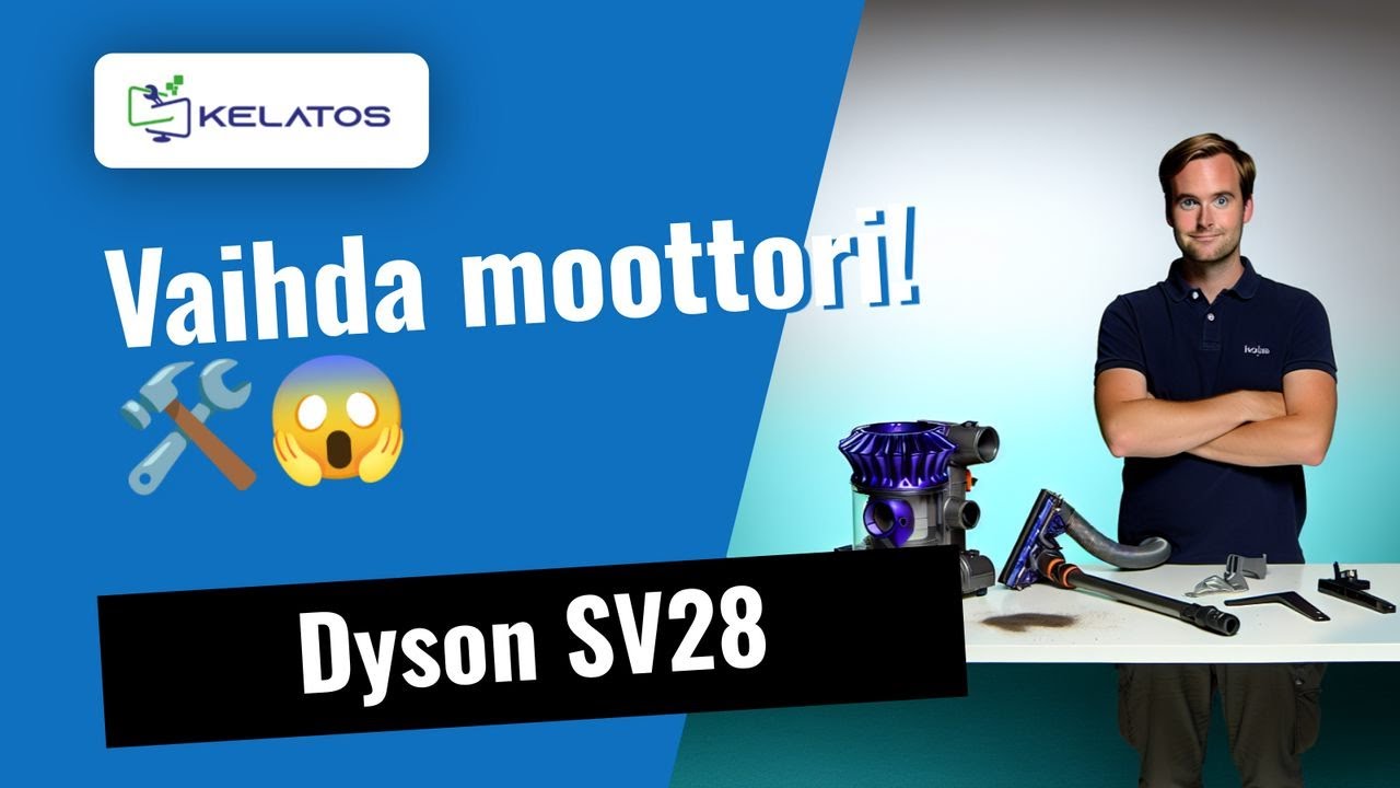 Onko Dyson SV28-imurisi heikko? Vaihda moottori! 🛠😱