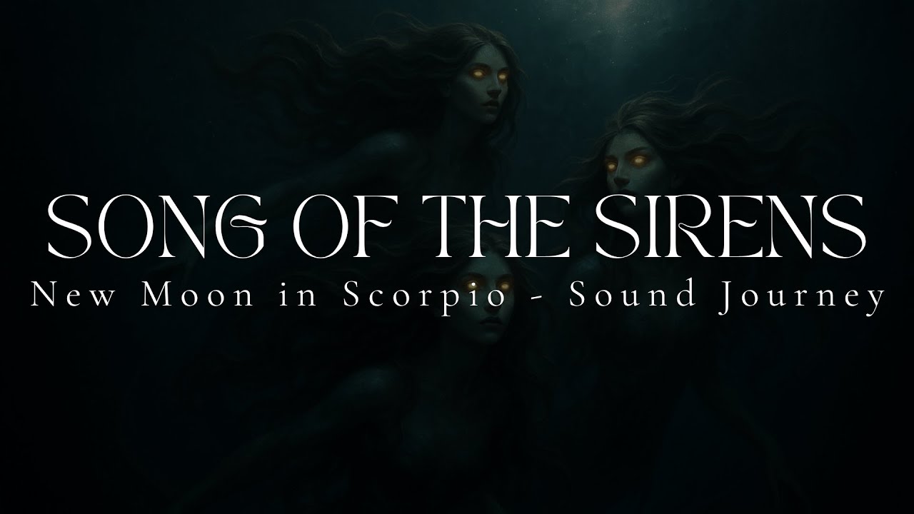 SONG OF THE SIRENS | New Moon in Scorpio | Deep Sea Sound Healing | 432hz
