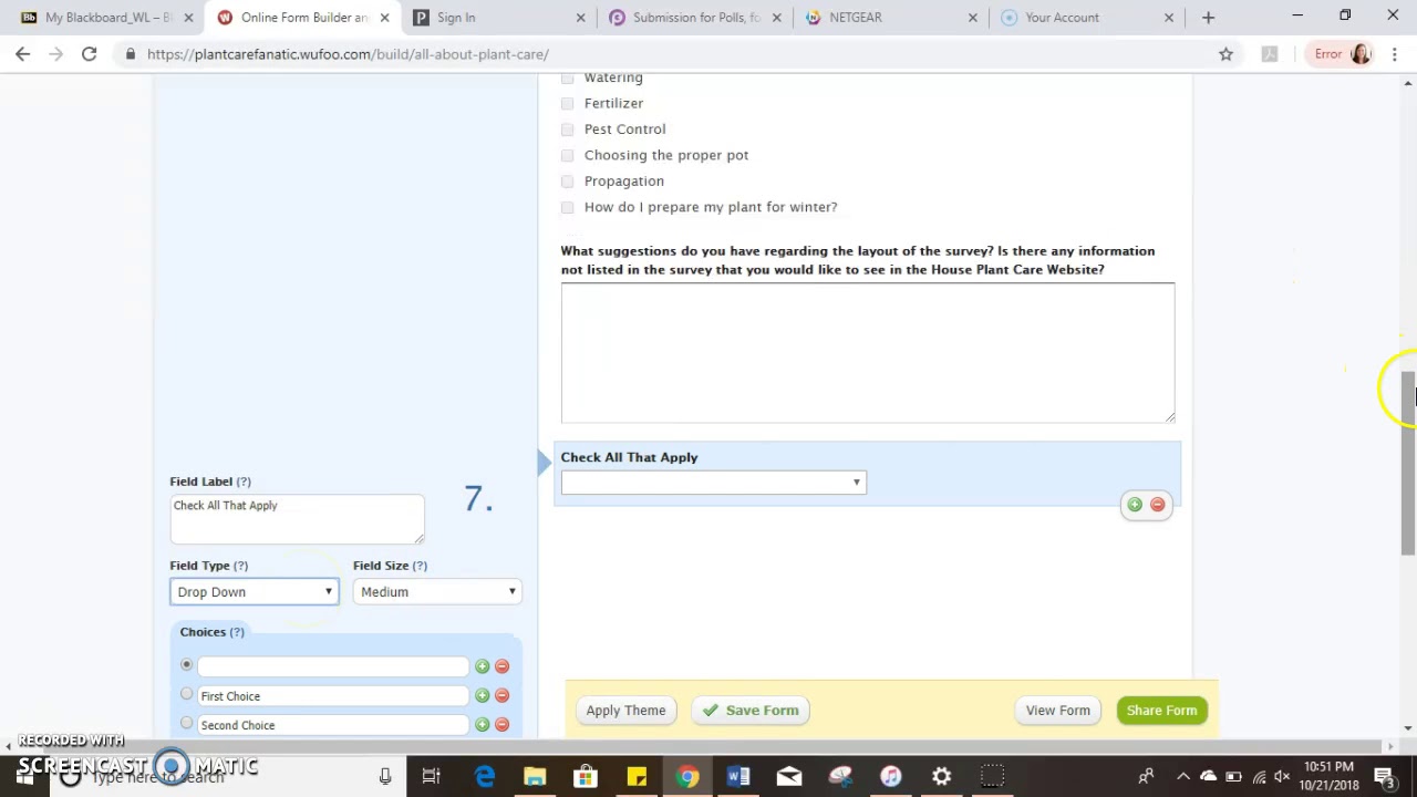 Online Poll Questions- EDCI 270