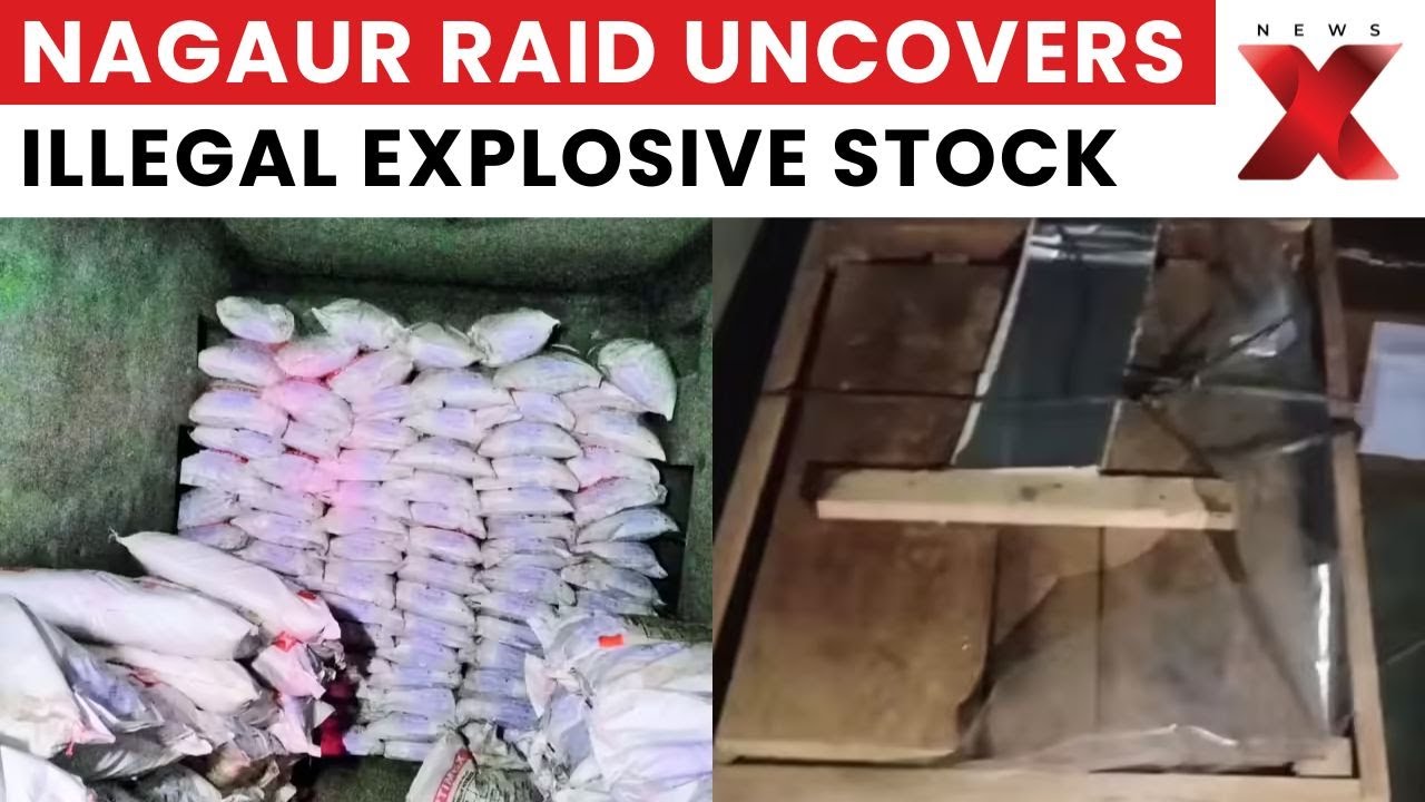 Massive Explosives Haul in Nagaur: Police Recover 10,000 Kg Ammonium Nitrate | NewsX
